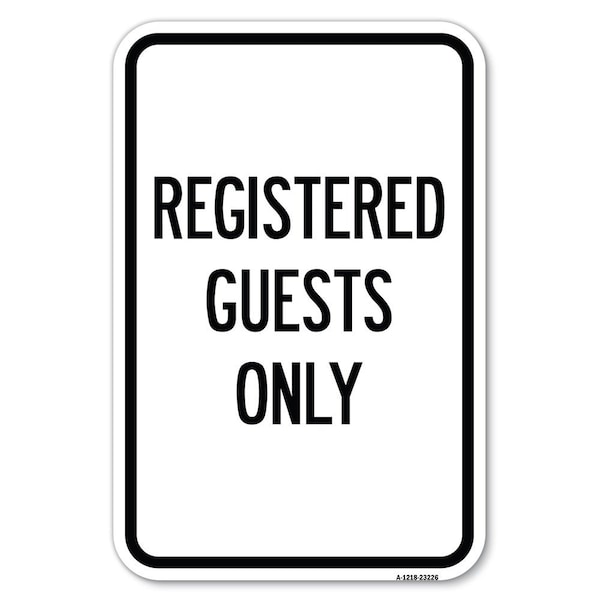 Signmission Safety Sign, 12 in Height, Aluminum, 23226 A-1218-23226 - main